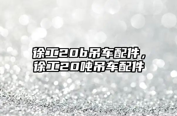 徐工20b吊車配件，徐工20噸吊車配件