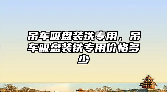 吊車(chē)吸盤(pán)裝鐵專用，吊車(chē)吸盤(pán)裝鐵專用價(jià)格多少